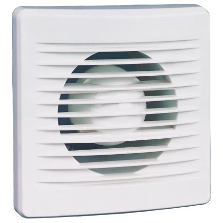 Extractor de baño frontal blanco MERCAFAN STANDARD A5 Ø120mm