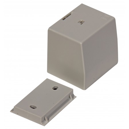 Soporte pared y tapa bornes para interruptor horario analógico VOLTIMERC