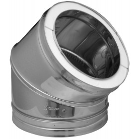 Comprar Codo 45º De Diam. Interior 125 316L/304 Del Conducto Modular 'Dp Leña' "040" CA30843 al Mejor Precio