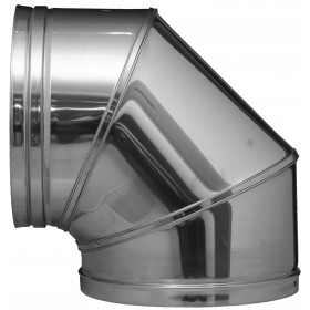 Comprar Codo 90º De Diam. Interior 125 316L/304 Del Conducto Modular 'Dp Leña' "433" CA30862 al Mejor Precio