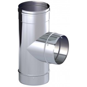 Te 90º chimenea DINAK SW 316L Ø125mm