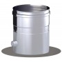Placa base con desagüe chimenea DINAK SW 304 Ø175mm