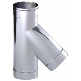 Te 135º chimenea DINAK SW 316L Ø110mm