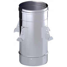 Módulo corto descenso chimenea DINAK SW 316L Ø125mm