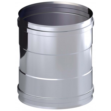 Manguito Hembra-Hembra chimenea DINAK SW 316L Ø140mm