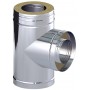 Te 90º con deflector chimenea DINAK GE50+ 304/304 Ø175/275mm