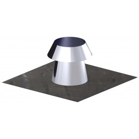 Salida techo plano SW 304 Ø125mm