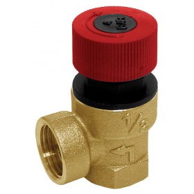 Válvula seguridad a membrana hembra-hembra 1/2" 3bar