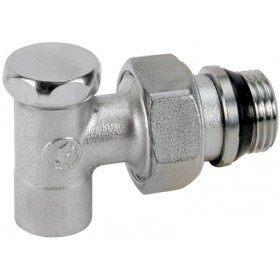 Detentor radiador Giacomini escuadra cobre 3/8"x12  R707E