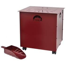 Contenedor con ruedas para pellet