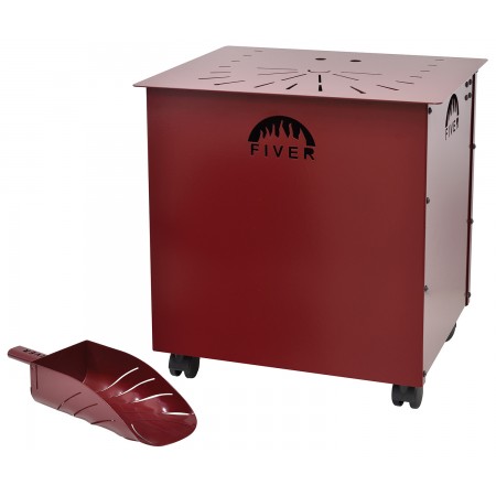 Contenedor con ruedas para pellet
