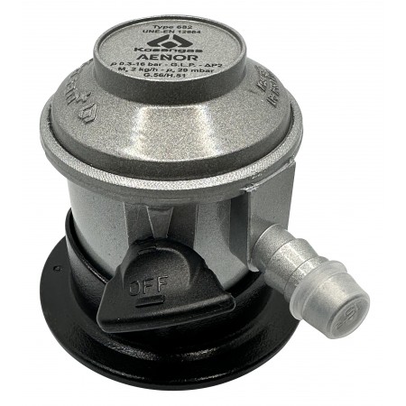 Regulador doméstico para botella butano tipo jumbo s210 presion salida 30 mbar