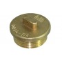 Tapón latón macho con precinto en laton 1/2"