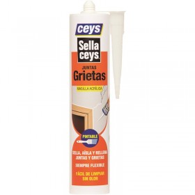 Cartucho 280ml CEYS SELLACEYS juntas grietas blanco