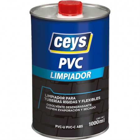 Bote 1L disolvente CEYS limpiador PVC