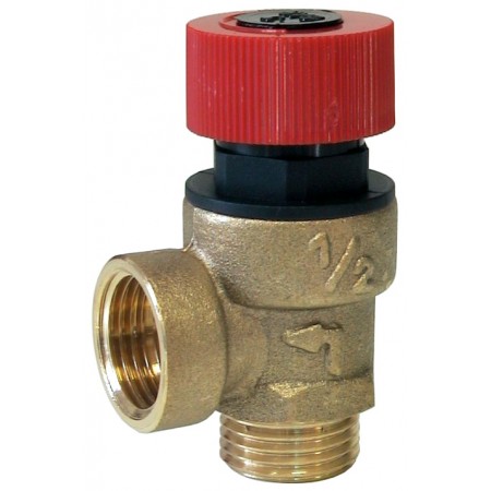 Válvula seguridad a membrana macho-hembra 1/2" 7bar