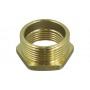 Reducción con valona hex agonal hembra-macho latón 2.1/2" a 3"