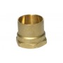 Entronque soldar-hembra latón ø15mm circuitos 3/4"