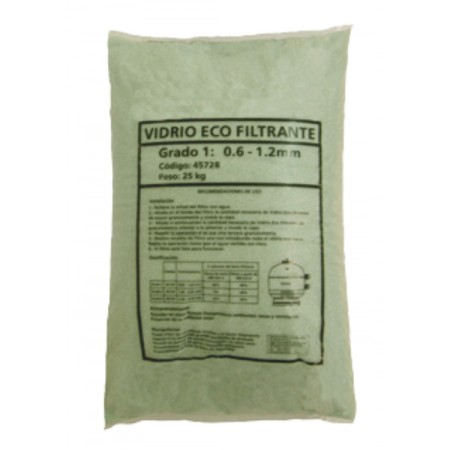 Comprar Saco 25 Kg Vidrio Eco Filtrante 1.0 Mm- 3.0 Mm - G Radiador 2 PS06004 al Mejor Precio