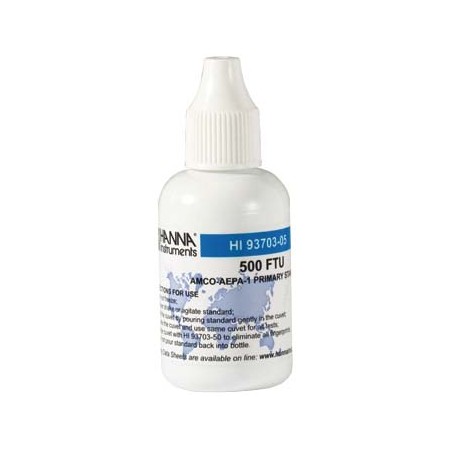Comprar Hi93703-05 Solucion Turbidez 500 Ntu Para Turbidimetro Hi93703  30 Ml. PS08054 al Mejor Precio