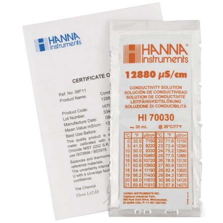 Comprar Solución Calibración Ce 12.88 Ms/Cm - 25 Sobres De 20 Ml / Uno PS08066 al Mejor Precio