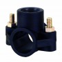 Collarín para tubo PVC con toma Ø63mm 1/2" H
