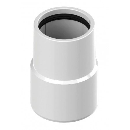 Reducción Ø100mm a Ø80mm Macho-Hembra PP chimenea FIG
