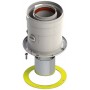 Conexion vertical Ø60/100mm compatible calentador COINTRA chimenea FIG