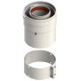 Conexión vertical Ø60/100mm compatible calentador VAILLANT chimenea FIG