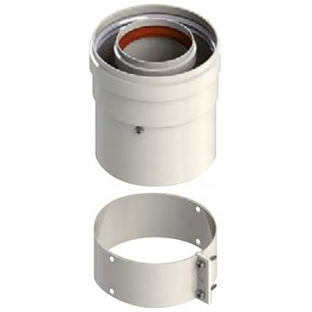 Conexión vertical Ø60/100mm compatible calentador VAILLANT chimenea FIG