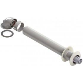 Kit horizontal Ø60/100mm compatible SAUNIER DUVAL chimenea FIG