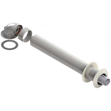 Kit horizontal Ø60/100mm compatible SAUNIER DUVAL chimenea FIG