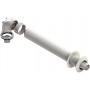 Kit horizontal Ø60/100mm aluminio pintado blanco chimenea FIG