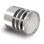 Deflector horizontal Ø60mm acero inox. chimenea FIG