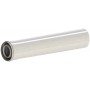 Chimenea Ø80/110x1000mm en aluminio blanco chimenea FIG