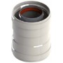 Manguito Ø80/110mm en aluminio pintado epoxi chimenea FIG