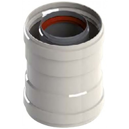 Manguito Ø80/110mm en aluminio pintado epoxi chimenea FIG