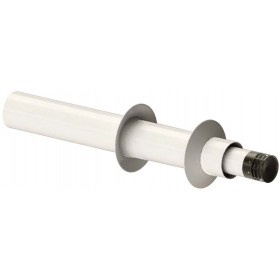 Tramo terminal coaxial horizontal Ø80/110mm chimenea FIG
