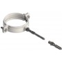 Abrazadera pared Ø80mm aluminio pintado epoxi chimenea FIG