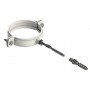 Abrazadera pared Ø80mm acero pintado Epoxi-PP chimenea FIG