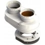 Adaptador biflujo Ø80mm en aluminio compatible JUNKERS pintado chimenea FIG