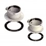 Adaptador bitubular compatible SIME chimenea FIG