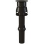 Salida a techo Ø80mm negra chimenea FIG