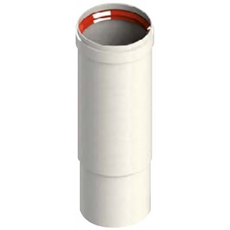 Telescópico Ø80mm Macho-Hembra aluminio pintado epoxi chimenea FIG