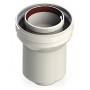 Ampliación Ø60/100mm  Ø80/110mm en aluminio chimenea FIG