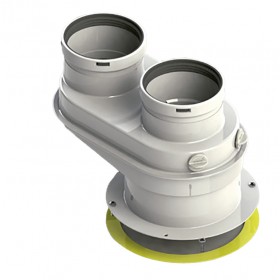 Adaptador bitubular compatible VAILLANT chimenea FIG