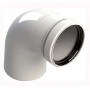 Codo 90º Ø125mm Macho-Hembra PP chimenea FIG