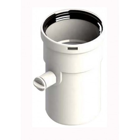 Manguito toma de muestra Ø100mm sistema cascada chimenea FIG