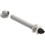 Kit horizontal Ø60/100mm PP/acero lacado blanco chimenea FIG compatible IMMERGAS