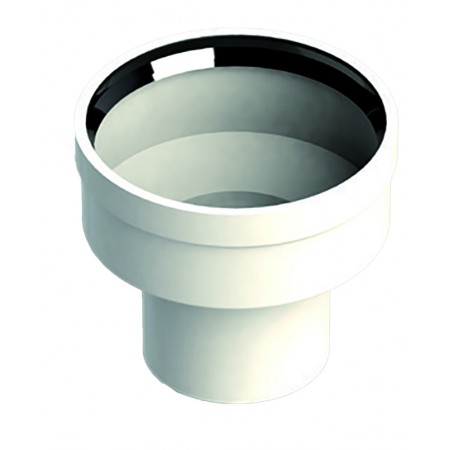 Ampliación Ø80mm a Ø110mm PP chimenea FIG